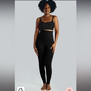 Mother Tucker Black Leggings